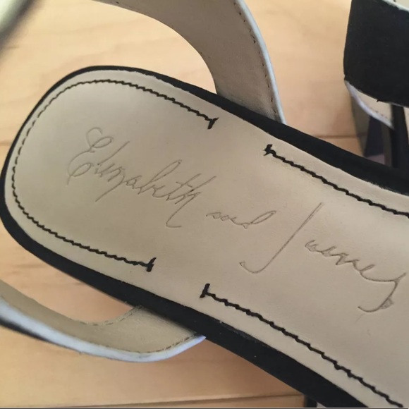 NWOT Elizabeth and James Ryann Low Heel Sandals - Picture 4 of 10